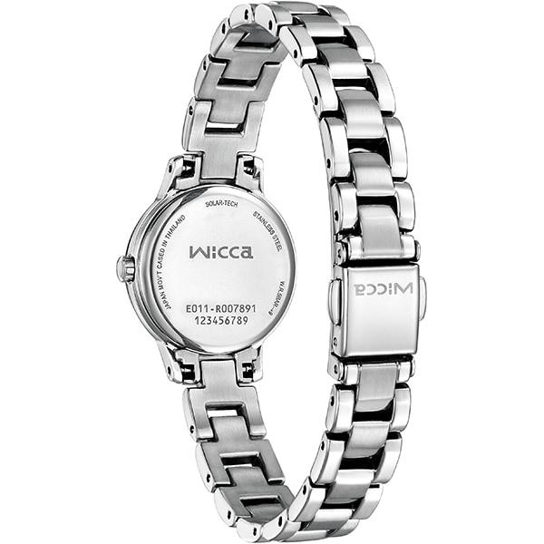Citizen Женщины KH4-912-71 ( Смотреть wicca Solar-Tech) Круглые часы из нержавеющей стали, аналоговые