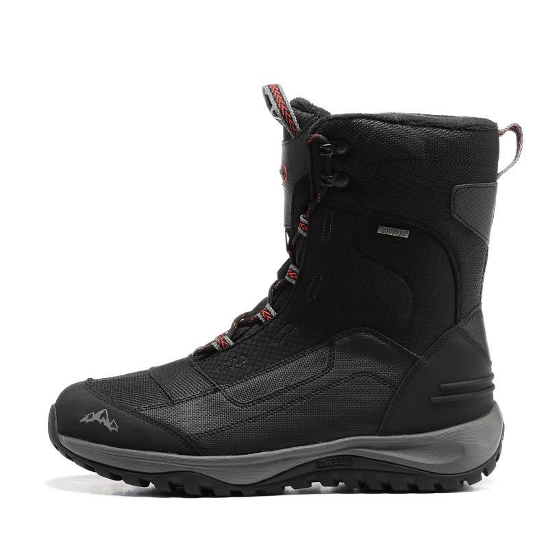 Мужские супертеплые водонепроницаемые сноубутсы: -Зимняя обувь, выдерживающая холод до -40°C, нескользящая, с толстой велюровой подкладкой