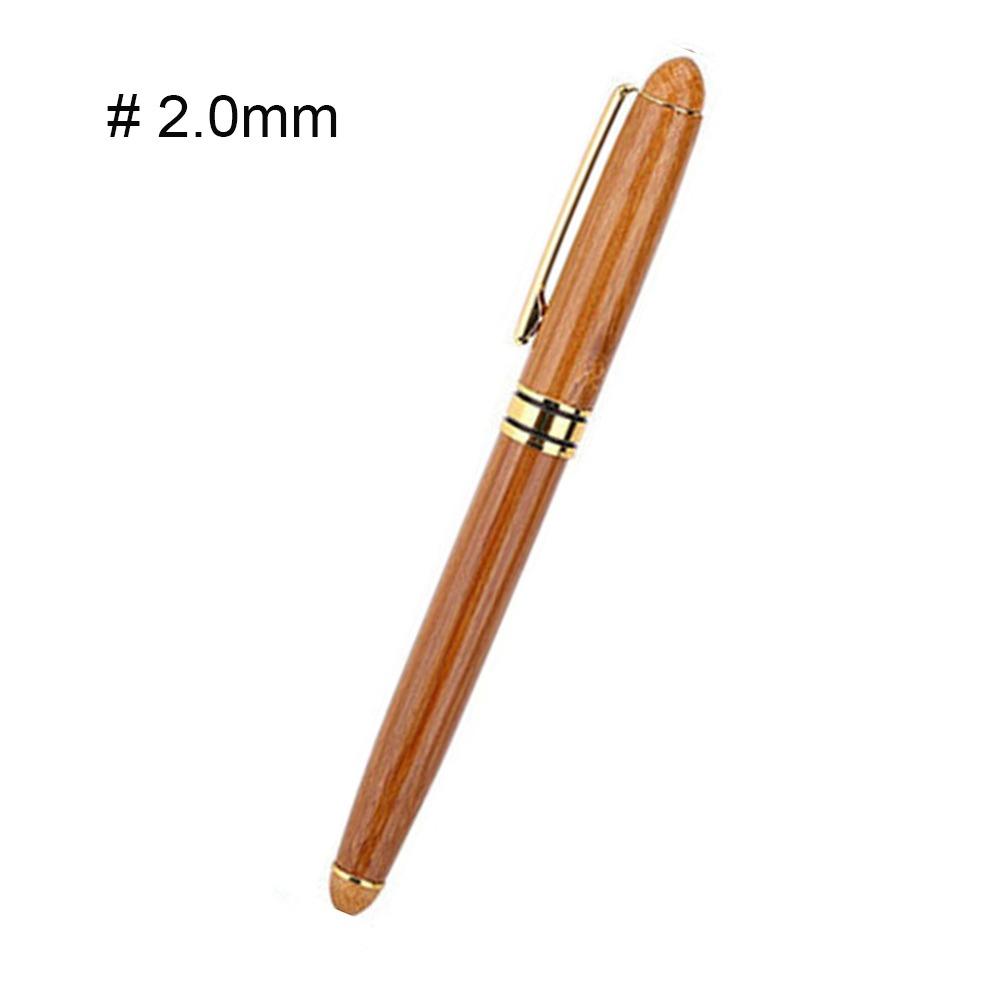 0.7mm-2.9mm Art Fine Nib Calligraphy Stationery Broad Stub Bamboo Fountain Pens Chisel-pointed