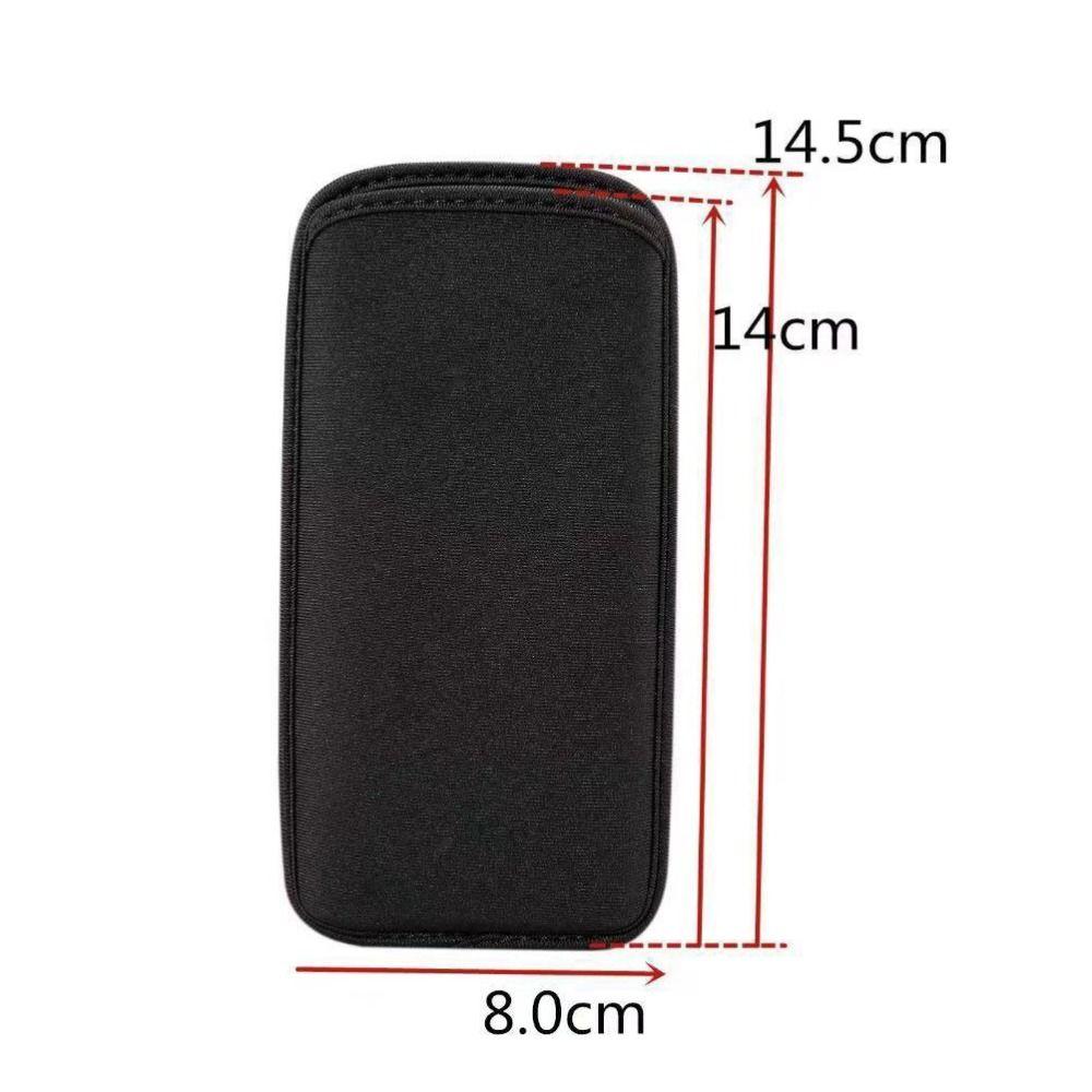 Сумка для телефона, защитный чехол, неопреновый чехол для телефона, черный неопреновый чехол для телефона, портативный источник питания