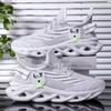 Men'S Running Shoes Knitted Fashion Casual Sports Shoes Breathable Fitness Lightweight Shock Absorbing Basketball Training Shoes