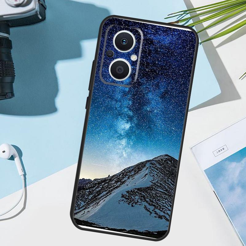 Star Space Moon Night Case For OPPO Reno 13 13F 12 11 F 8T 7 8 10 Pro OPPO Find X8 Pro X6 X3 X5 Lite Cover Funda