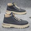 Autumn New Outdoor Casual Comfortable Men's Shoes Fashionable Versatile High Top Boots Minimalist High-top Shoes