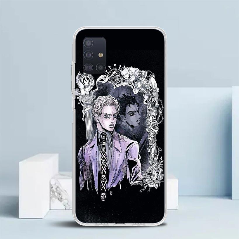 JoJo Кира Йошикаге Killer Queen Мягкий чехол для Samsung Galaxy A12 A22 A32 A52 A72 A02S Чехол для телефона Note 20 Ultra 10 S10 Plus A51