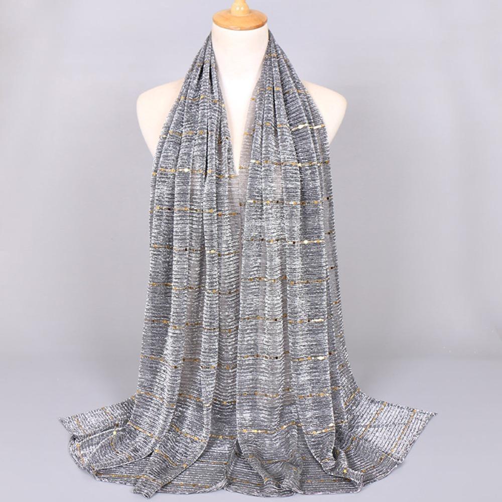 Female Shawl Solid Color Silk Scarf New Scarves