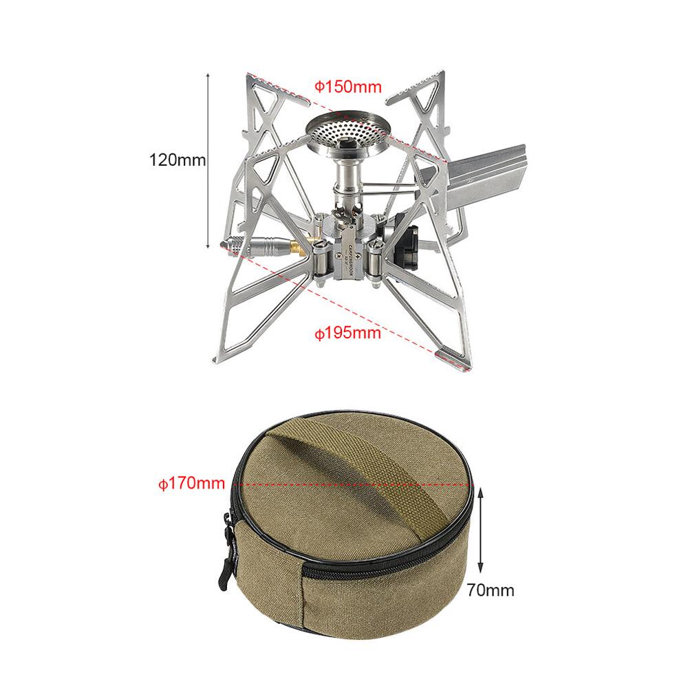 Наружные металлические печи с электронным зажиганием для кемпинга, портативные печи для пикника, барбекю, складные печи