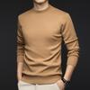 Мужская вязаная одежда в стиле business casual: Свитер с длинным рукавом и полувысоким воротником, утолщенный, Осень/Зима 2025