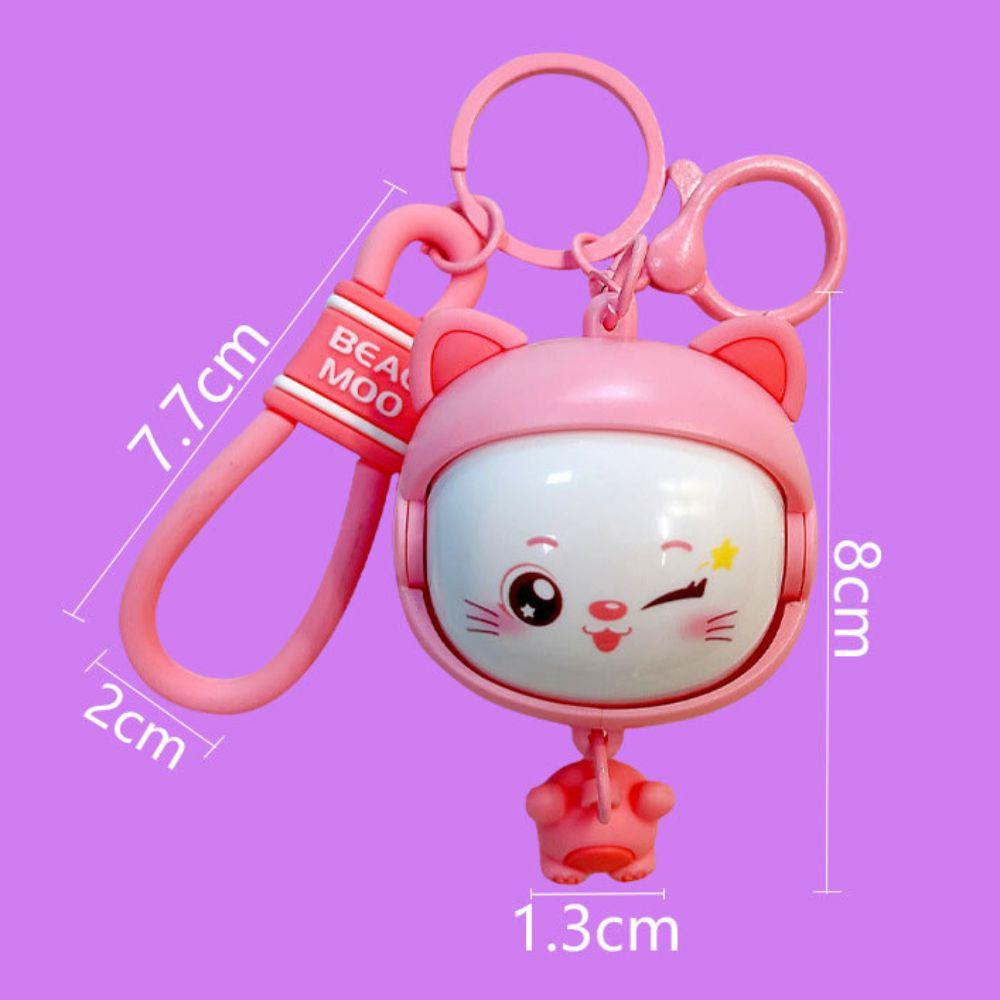 Брелок для ключей с изображением мультяшного лица, подвеска для школьного портфеля, креативная кукла, брелок для ключей, детская игрушка