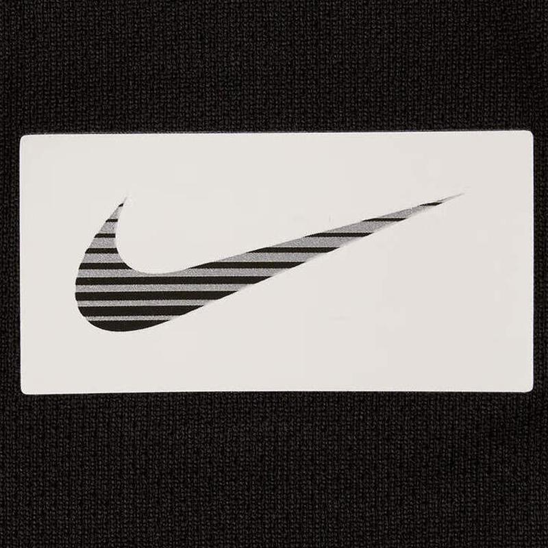 Nike Футболка Swoosh Мягкая Удобная Универсальная Короткий рукав Детские топы Черный HJ3743-010