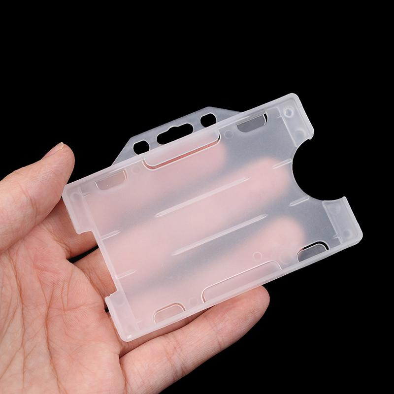 4 шт., унисекс, многофункциональный, жесткий пластиковый, двухсторонний, держатель для удостоверения личности, чехол