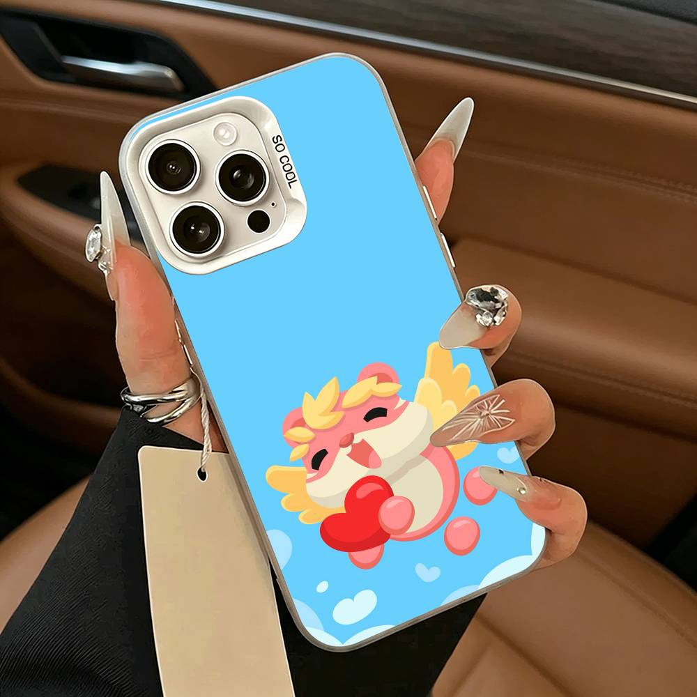 Чехол для телефона Adopt Me Game для iPhone 11 12 13 14 15 16 Pro Max Plus белый серебристый Чехол для телефона