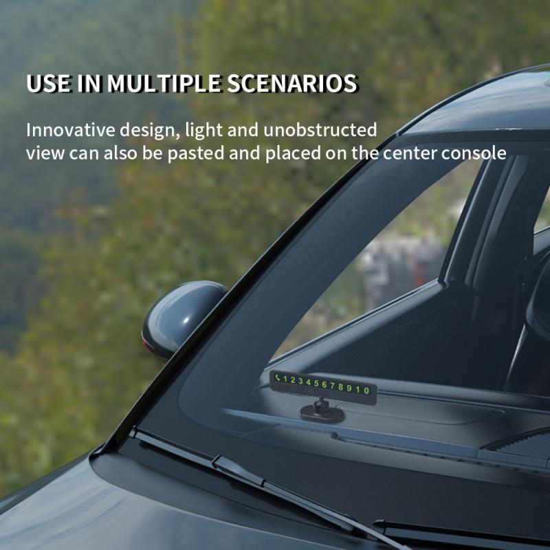 Временная карта парковки автомобиля Номер телефона Карточка с номером телефона Парковка Остановка Аксессуары для автомобиля Поддержка Прямая поставка