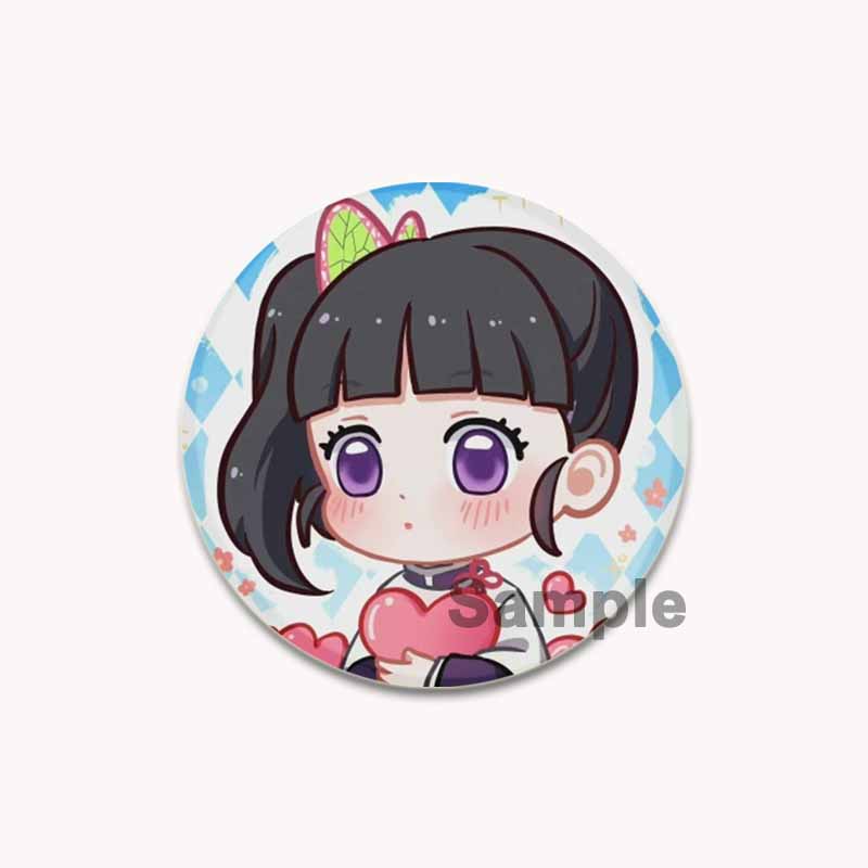 32/44/58 мм аниме Камадо Танджиро/Хасибира Иносукэ броши Кочоу Синобу/Камадо Незуко/Цуюри Канао/Агацума Зеницу значок ручной работы, булавка