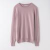 Men's Round Neck 100% Cashmere Long Sleeve Knit Sweater