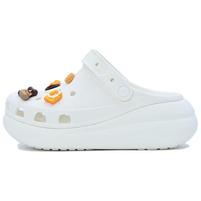 Crush Clog Pastry Party EVA Изысканные Милые Crush Art Realm Пуховые Туфли Унисекс Белые