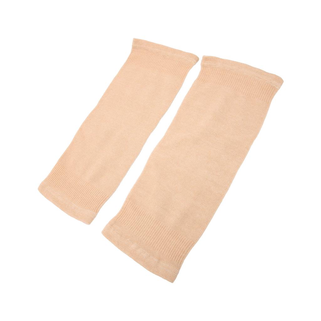 2Pcs Knee Brace Sleeve Breathable Comfortable Thin Stretchy Soft Skin Color Knee Protection Sleeve