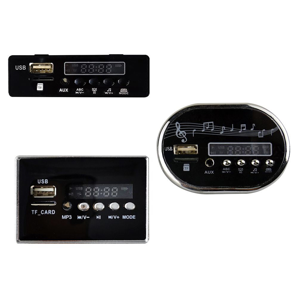 Car 12V With Bluetooth Display Voltage With USB MP3 and TF Card Socket Music Chips Music Player