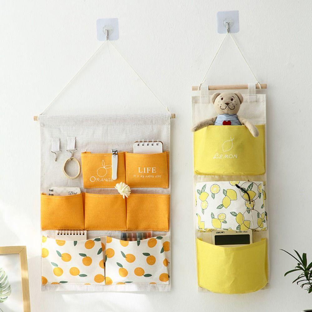 Настенная сумка для хранения с множеством карманов, мешочки для хранения мелочей, подвесная сумка для общежития