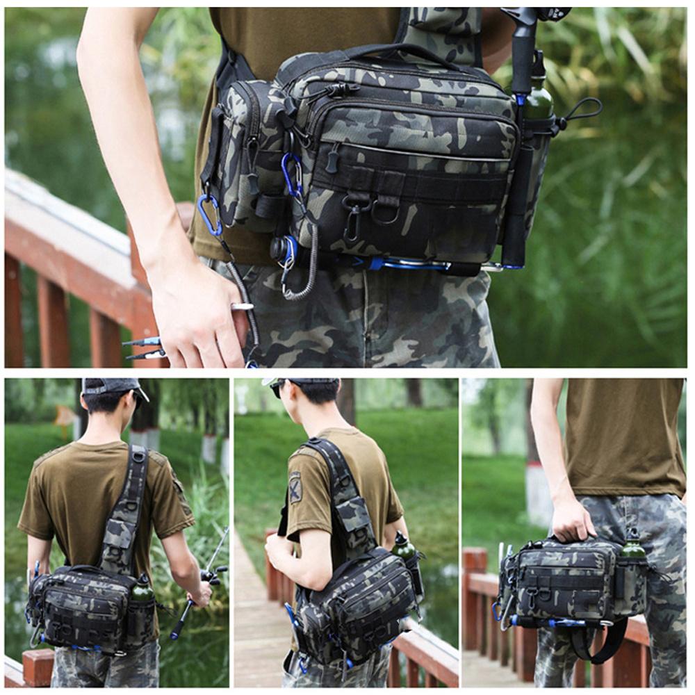 Многофункциональная поясная сумка для улицы, рыболовные приманки, универсальная сумка для хранения рыболовных снастей, сумка через плечо на одно плечо