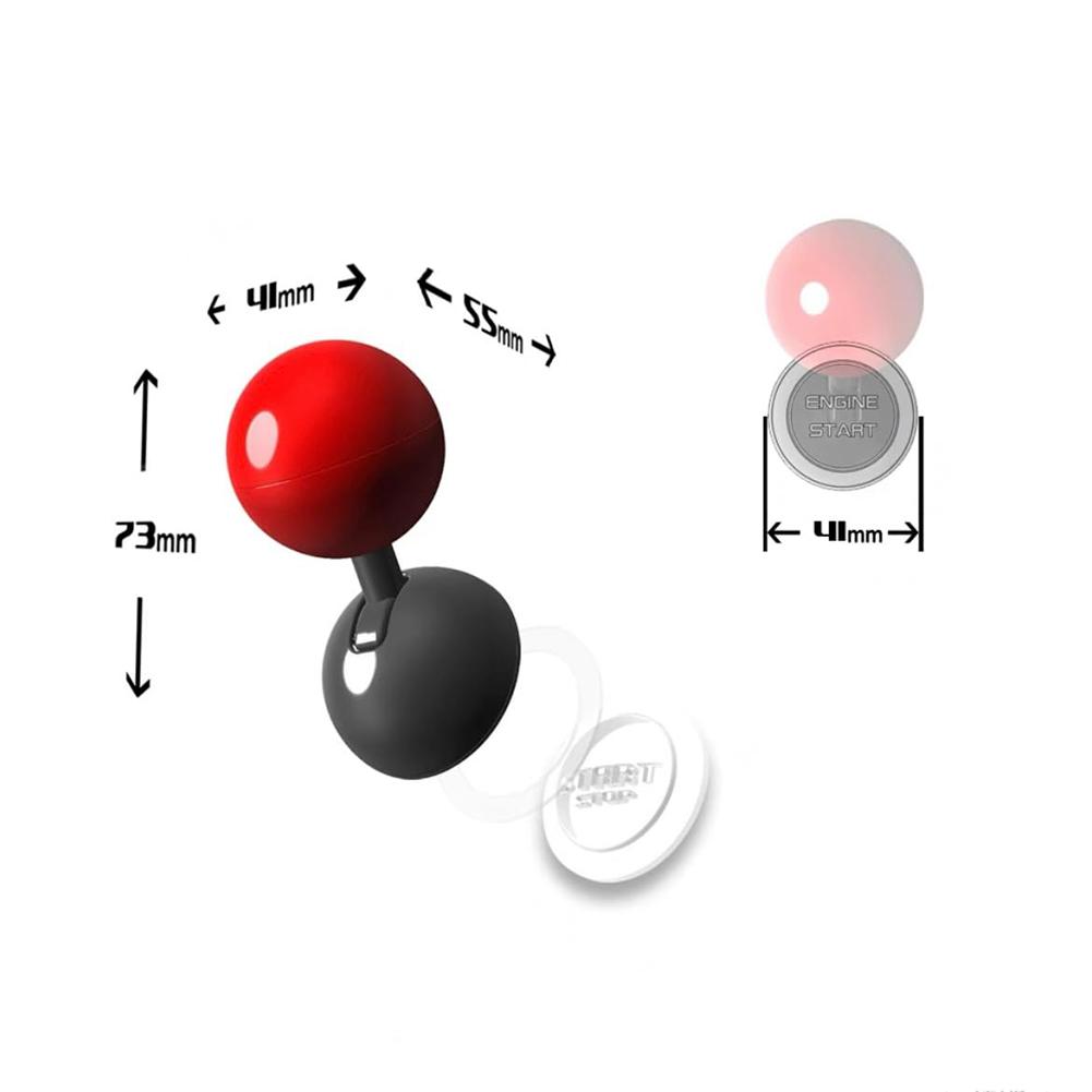 Car Push To Start Button Rocker Car Engine Start Stop Button Joystick One Button Start Lever Automotive Decorative Accessories