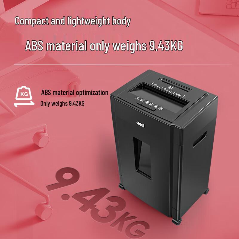 Deli 9904 High-Security Multifunction Office Shredder CN plug (adapter included)