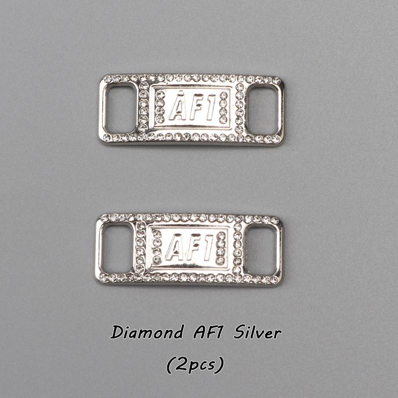 № 8, новинка 2022 года, подвески для обуви с бриллиантами AF1, кроссовки, шнурки, пряжка, качественные металлические шнурки, украшения, аксессуары для обуви