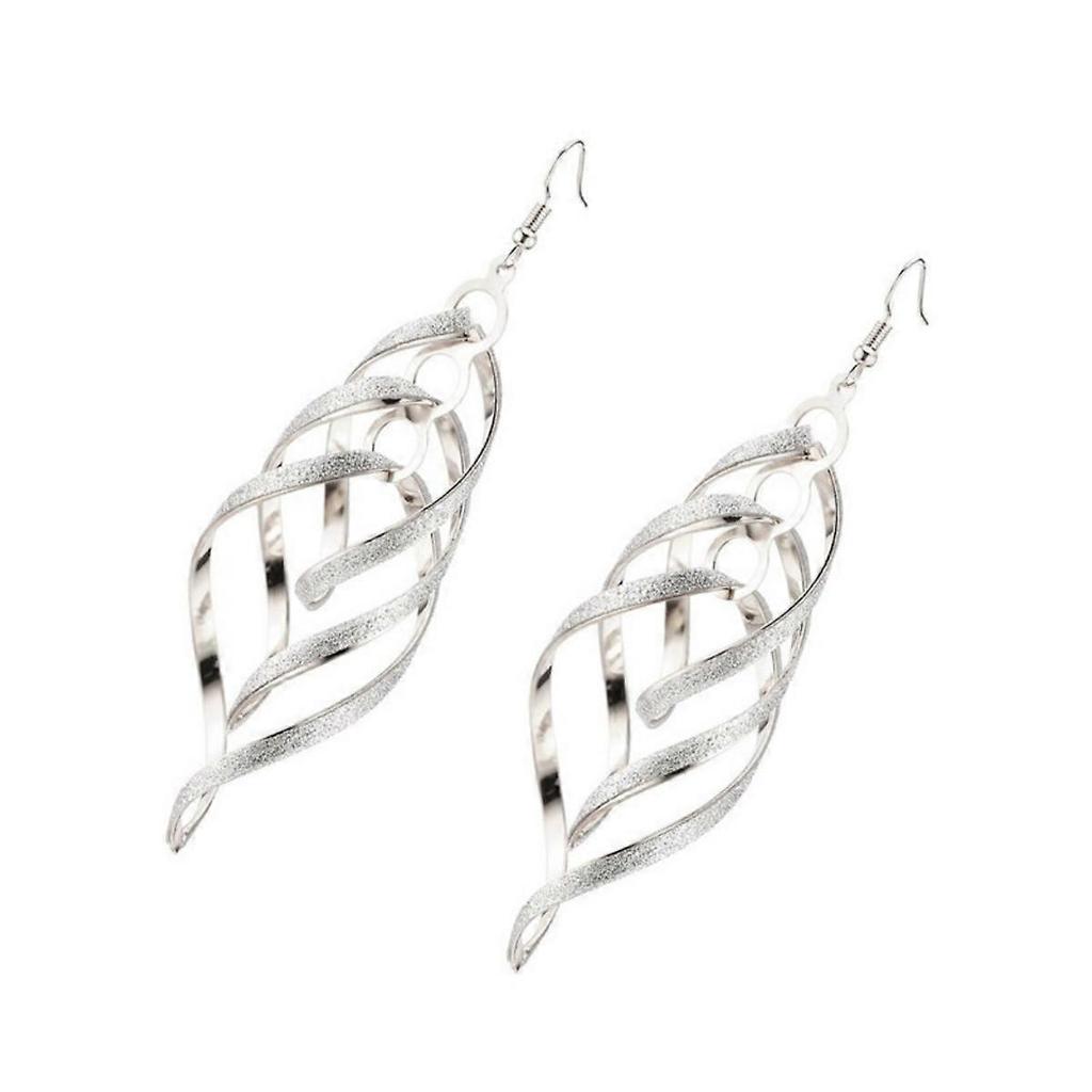 Earrings Ear Stud Jewelry Hypoallergenic Ear Jewelry Rock Nightclub Frosted Spiral Earrings Fashion Earrings Earrings