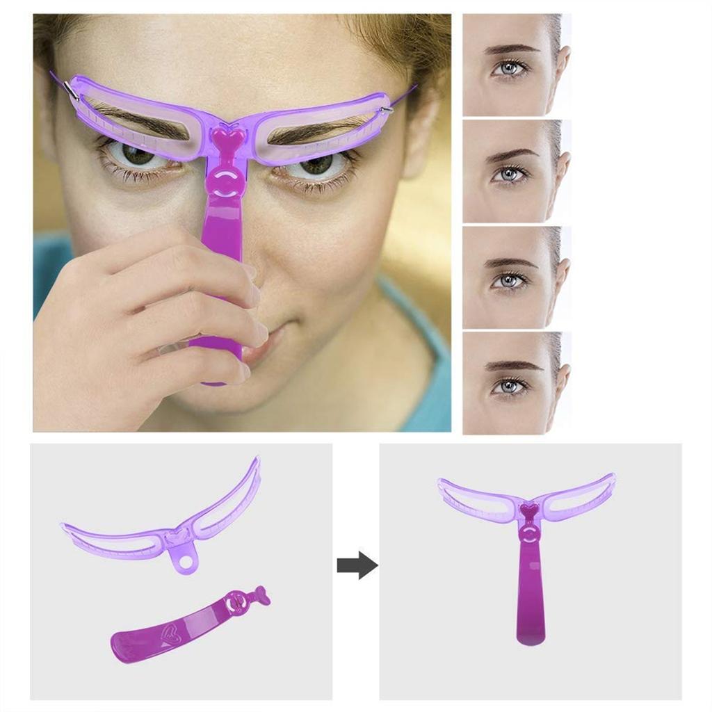 8 стилей, трафареты для формирования бровей, шаблон для ухода за волосами, набор инструментов для макияжа