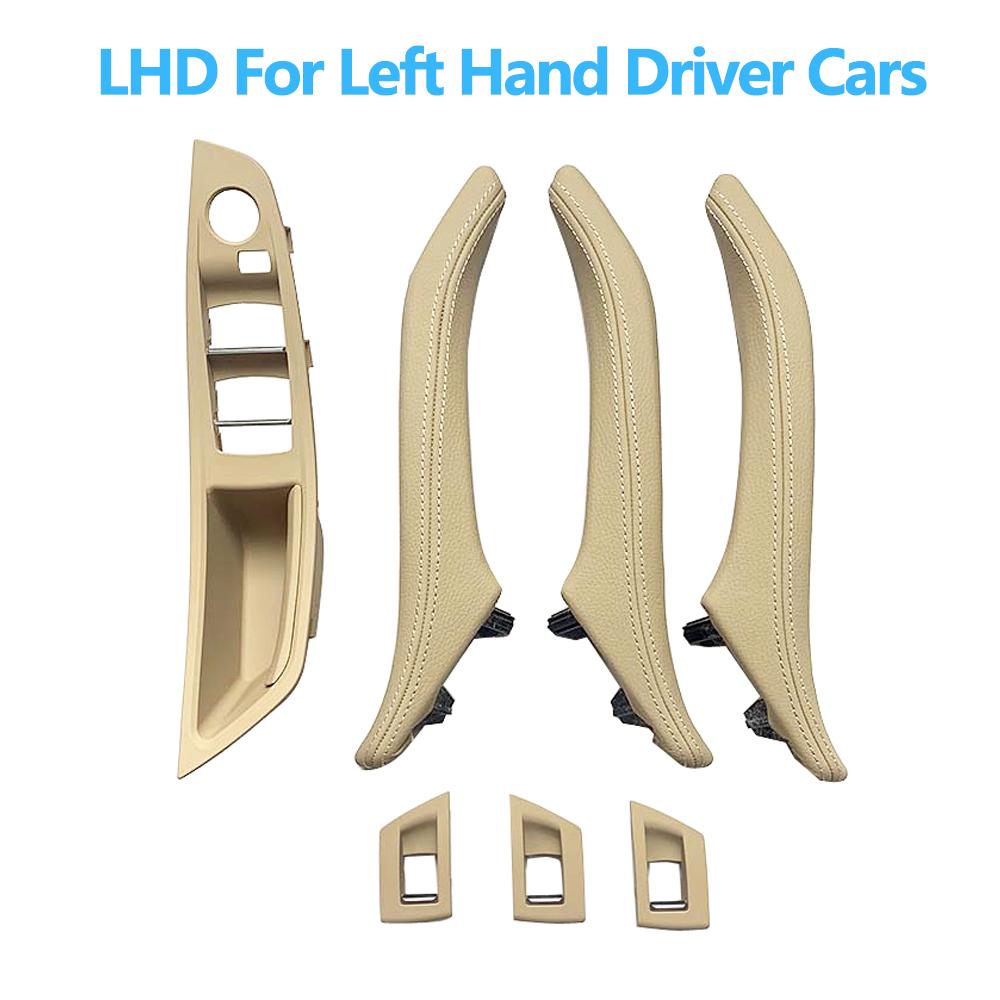 Комплект кожаных ручек для подлокотника со стороны водителя и пассажирской двери для BMW 5 серии F10 520 523 525 528 530