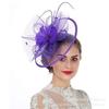 Bridal Headgear Retro Mesh Top Hat Feather Hair Accessories Hairpin Top Hat Headband Exaggerated