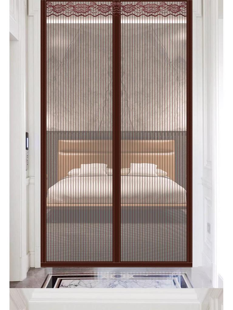 Магнитная антимоскитная штора на дверь King Kong Mesh – самоклеящаяся летняя штора на липучке