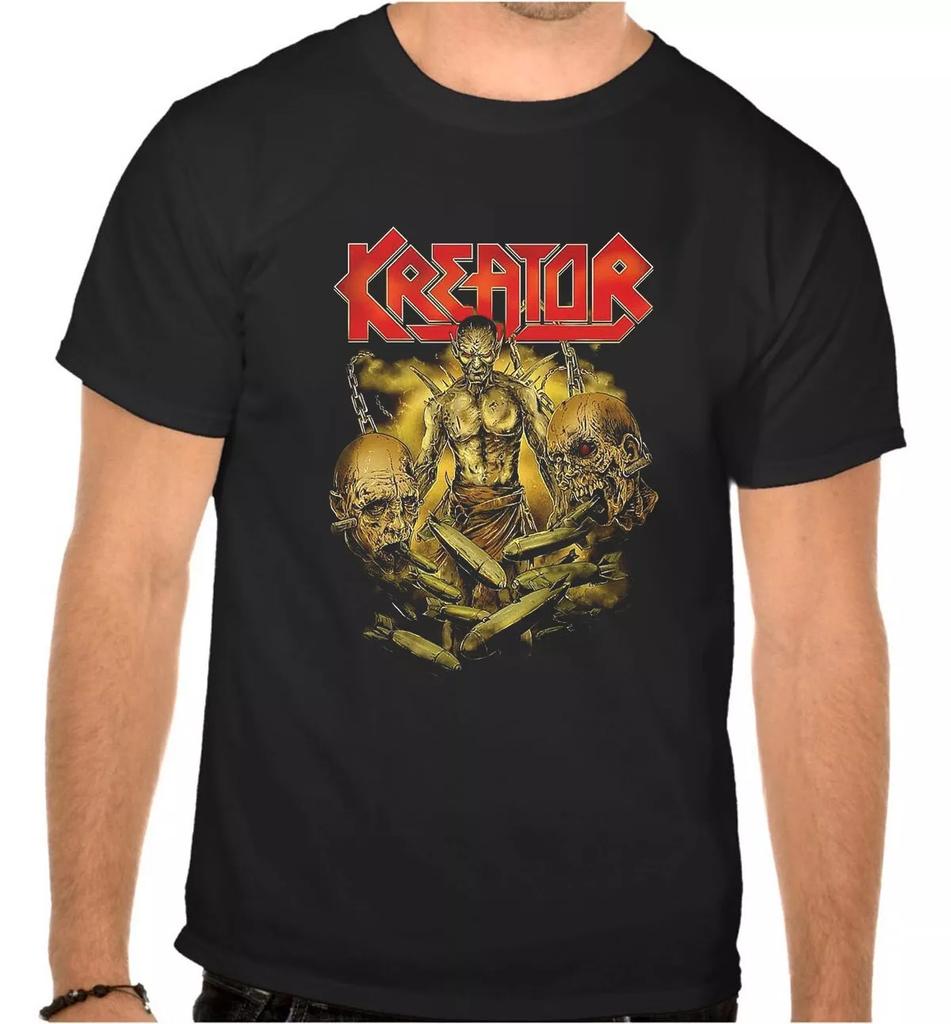Kreator Rock Music Logo Black T-SHIRT -1147-