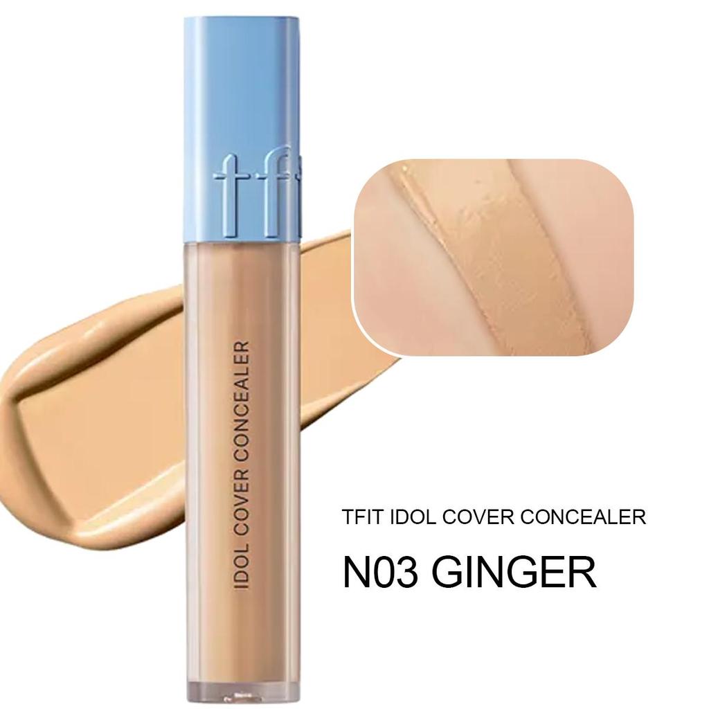 TFIT IDOL COVER CONCEALER 6,5 г B01/B02/B20/B30/N03/N4.5/W01/W02, Плотное покрытие, Кремовая текстура, Естественный финиш, Корейская косметика, Корейский макияж