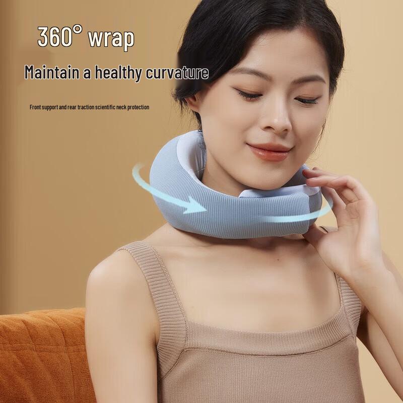 Jiancheng U-shaped Neck Support Travel Pillow CN plug (adapter included)