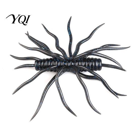 Simulation Soft Bait 1/3/5Pcs 9.5cm/9g Floating Lure with Multi-Tentacles, Realistic Topwater Predatory Fish Bionic Bait, Artificial Swimbait