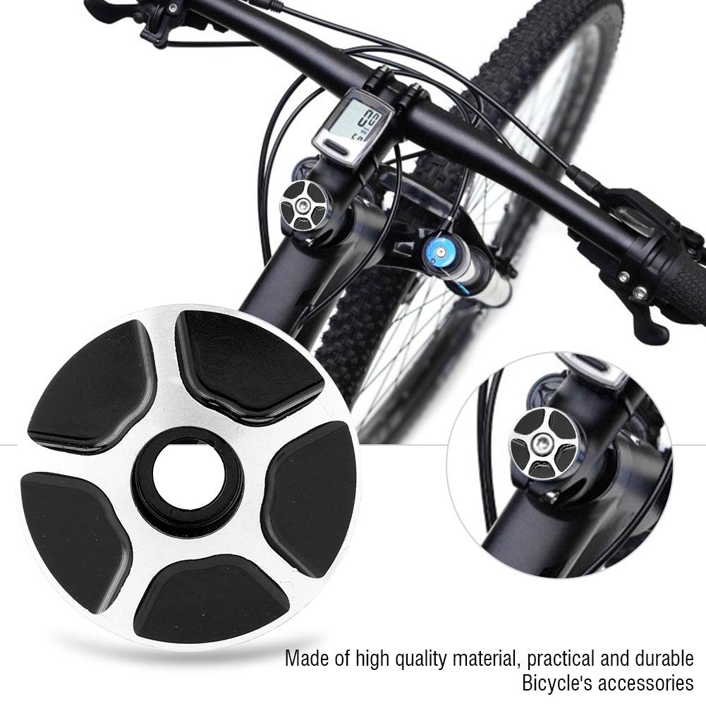 Алюминиевая безрезьбовая крышка рулевой колонки для шоссейного велосипеда, черная