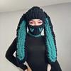Warm Knitted Hat Fluffy Bunny Ears Hat New Beanie Long Ear Hat  Women