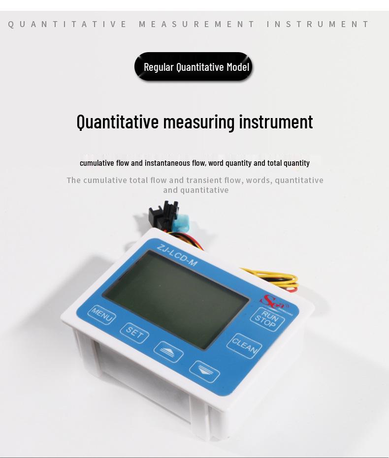 Digital Flow Controller for 1.25 Inch Pipe: Automatic Liquid Filling & Packaging System for Tap Water