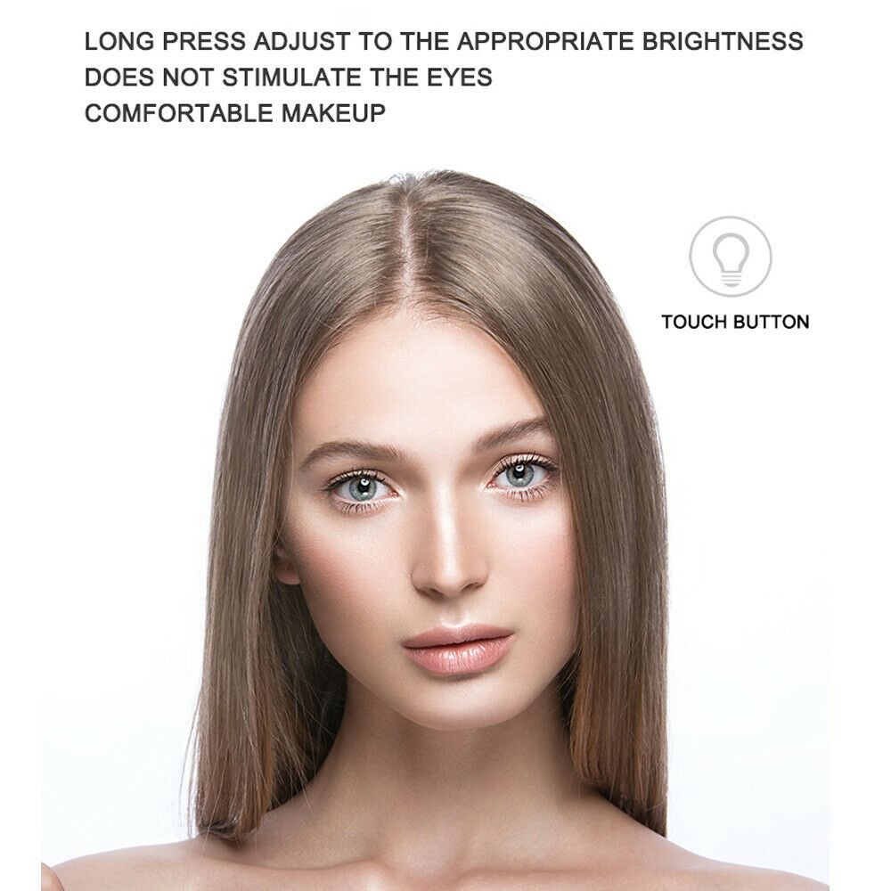 Двустороннее 10-кратное увеличительное зеркало Настольное зеркало для туалетного столика Зеркало для ванной Косметическое зеркало для дома