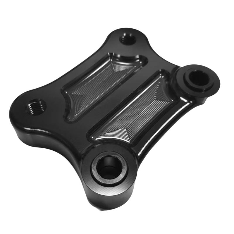 НОВЫЙ-Мото Для Electra Glide Standard FLHT 2010-2025 CVO Мотоцикла Черный Алюминиевый ЧПУ Подъем Руля Вынос Назад Пластина Кронштейн