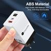 Быстрое зарядное устройство PD 65 Вт GaN с QC3.0 для телефонов и планшетов - Европейский стандарт