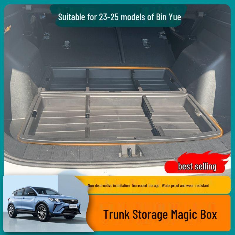 Compatible with 19-26 Binyue L/COOL Trunk Storage Box Conversion Kit.
