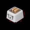 With Toast Dollhouse Miniature Bread Maker Doll Electrical Appliance Toy  Mini Accessories