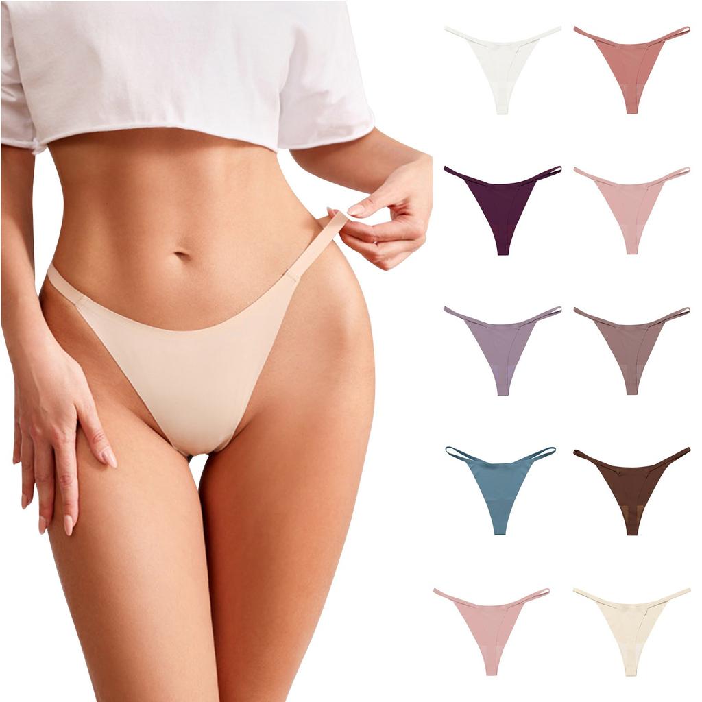 Women's Panties Sexy Briefs Breathable Quick Dry Thin Mid Waist Panties