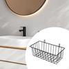 Metal Hanging Wire Basket Grid with Hooks Home Decor Supplies Wall for Office