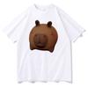I Love Capybaras Print Men Women Fashion Casual Loose Tshirts Crew Neck Hip Hop Man Funny Tshirt Male Tee Shirt Male Streetwear
