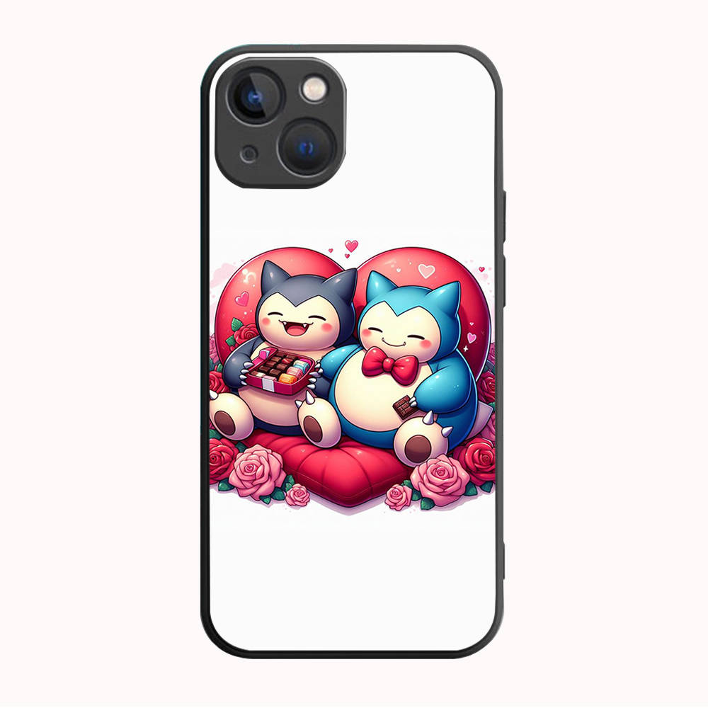 B-70 милый покемон черный чехол для Samsung S24 S23 S22 S21 S20 FE S10 Lite Ultra S7 S8 S9 Plus A05S A11 A12 A13 A15 A22 A24 A25 A32 A52 A71 5G
