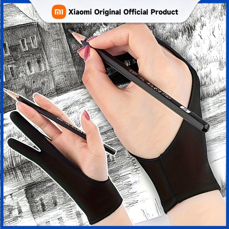 Xiaomi 1 шт. Черная двухпальцевая перчатка художника для рисования, эскизов, масляной живописи и цифрового искусства, защита от размазывания
