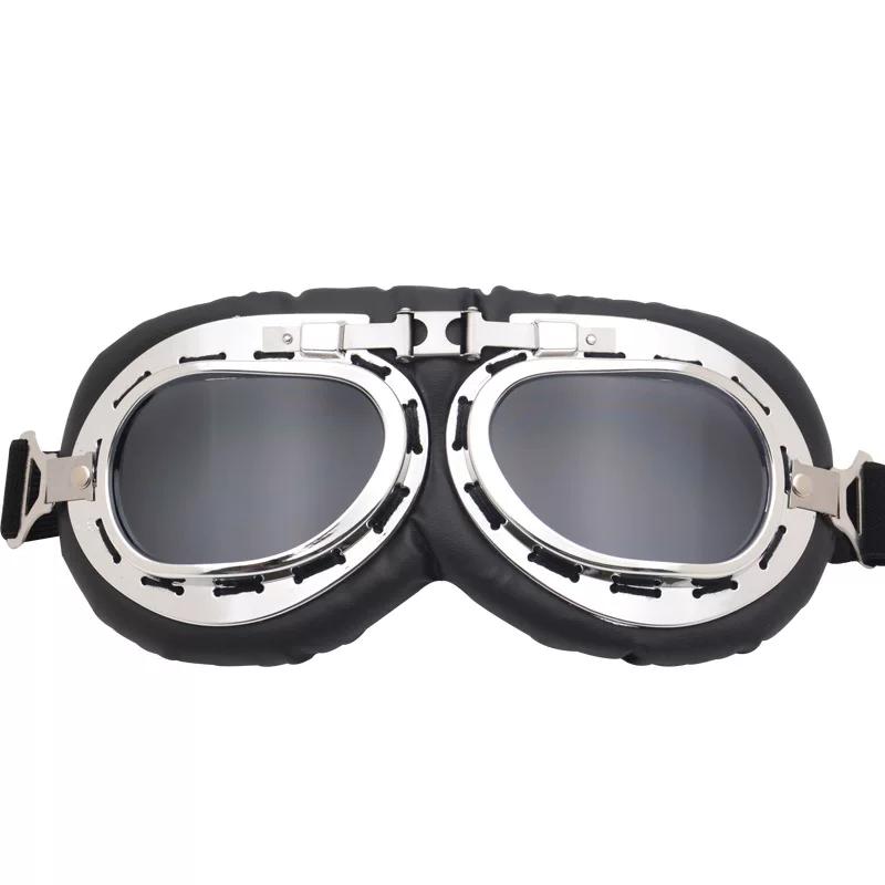 Motorcycle Goggles, Windshield, Helmet, Universal Retro Harley Motorcycle Riding Sun Protection, Windproof and Dustproof Off-Road Glasses