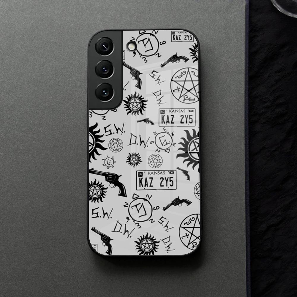 Сверхъестественный Стеклянный Чехол Для Телефона Для Samsung Galaxy S21 S26 S25 S22 S20 S24 S23 Ultra Fe Plus A16 A34 A54 A24 Coque